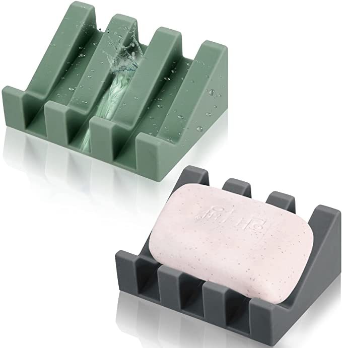 Tilt Drain Silicone Soap Drain Rack Box