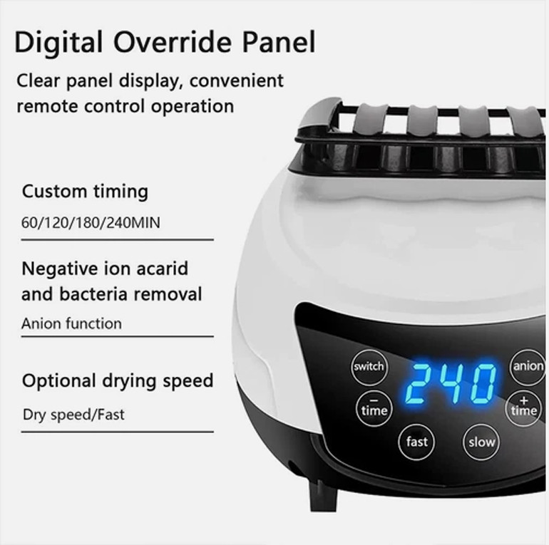 2300W Heated Clothes Horse Dryer Indoor Electric Washing Laundry Airer Only Dry