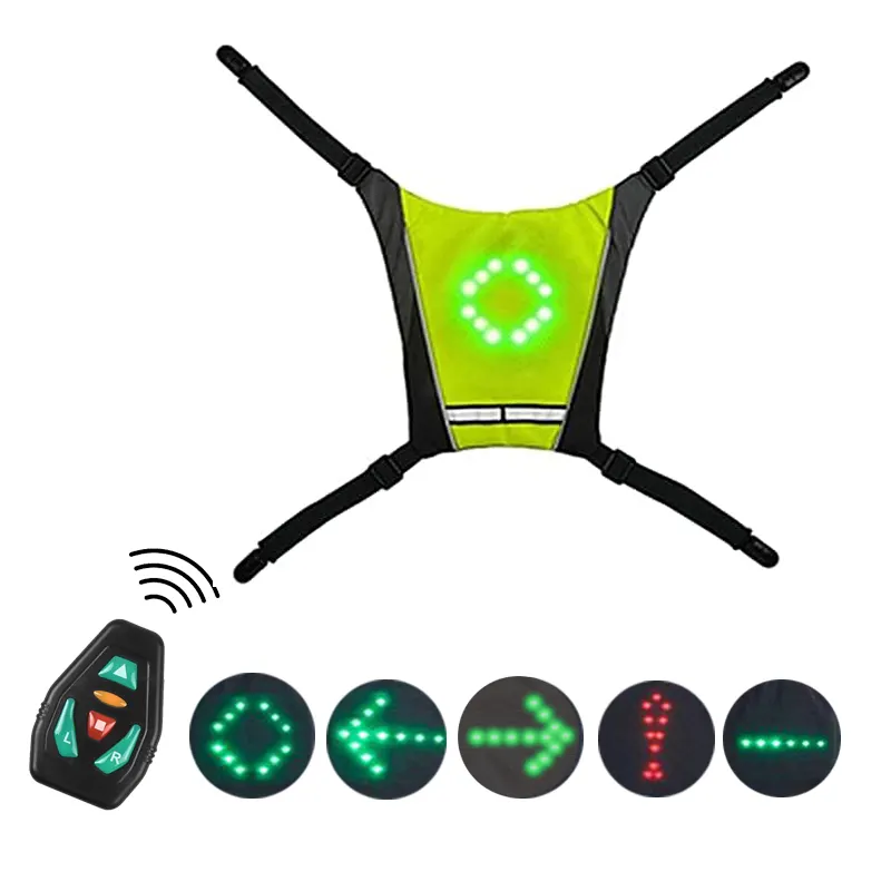 Bicycle LED Turn Signal, Smart Arrow Warning