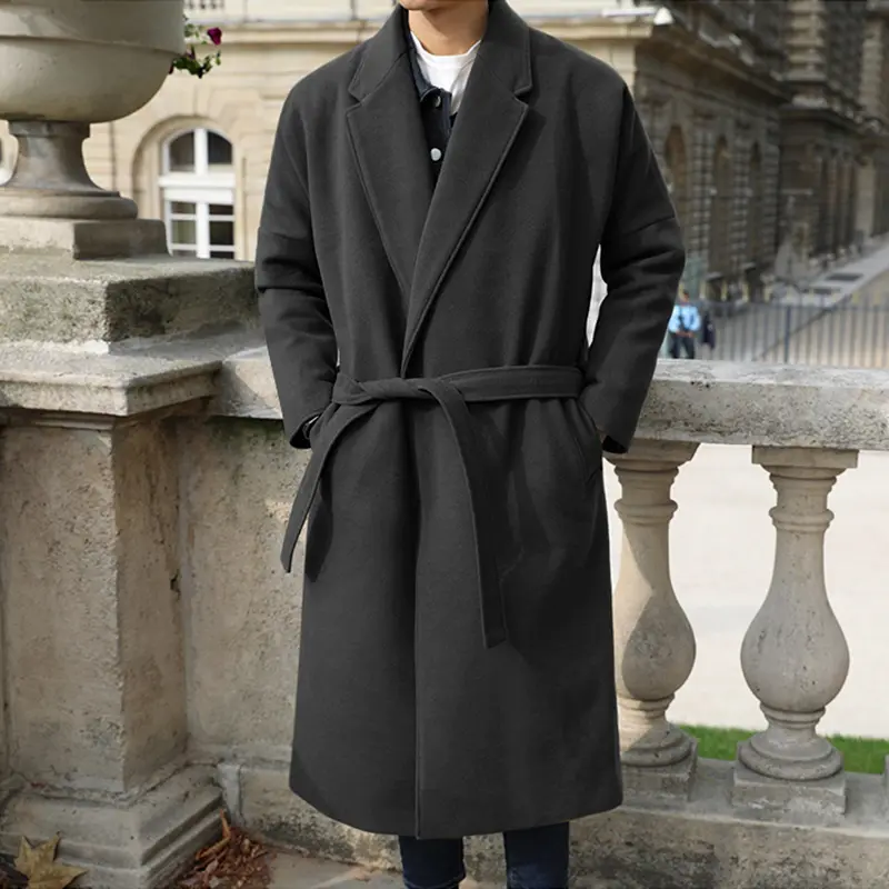Men's Loose Thickened Warm Long Coat