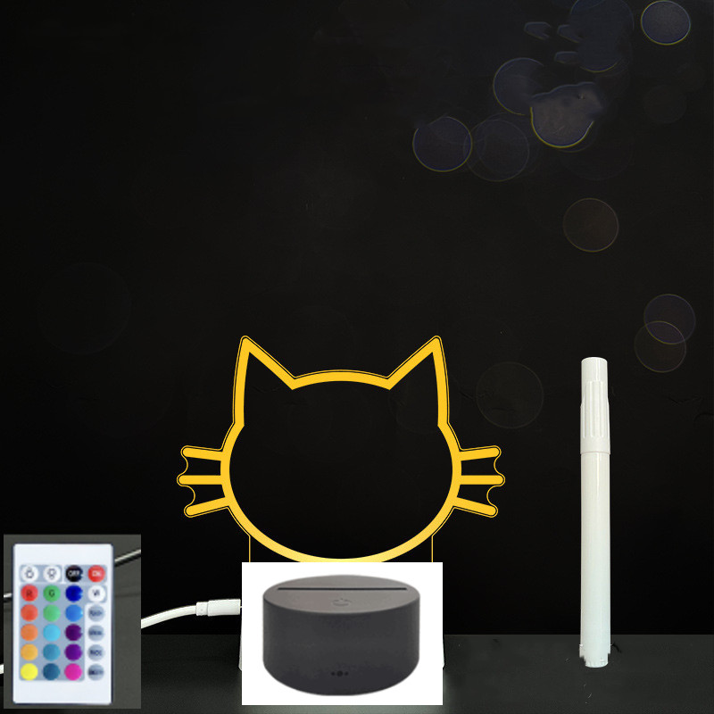 3D Acrylic Board Handwriting Message Board LED Light - Image 56