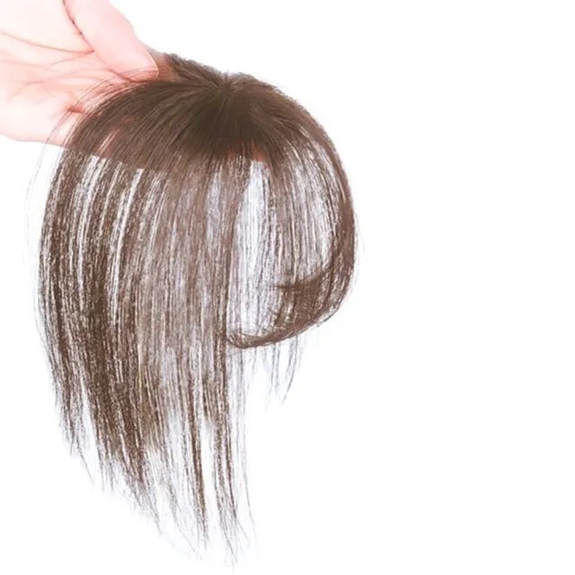 French Fake Bangs In Middle Of The Air Flow Sea Light Brown - Shop at LoveMi