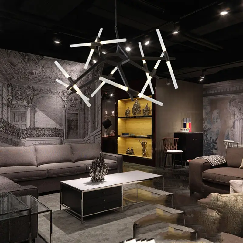 Modern Irregular Living Room Minimalist Dining Chandelier