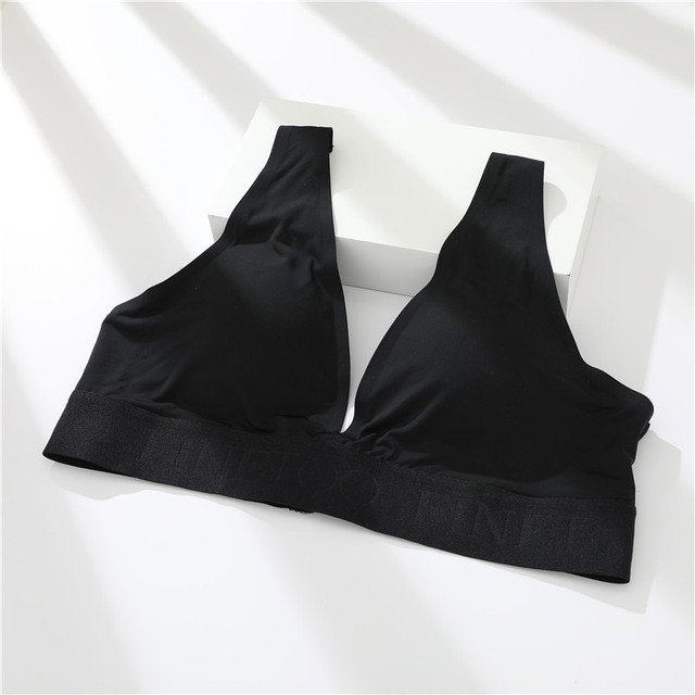 Title 5, Soutien-gorge femme col en V, top court oversiz...