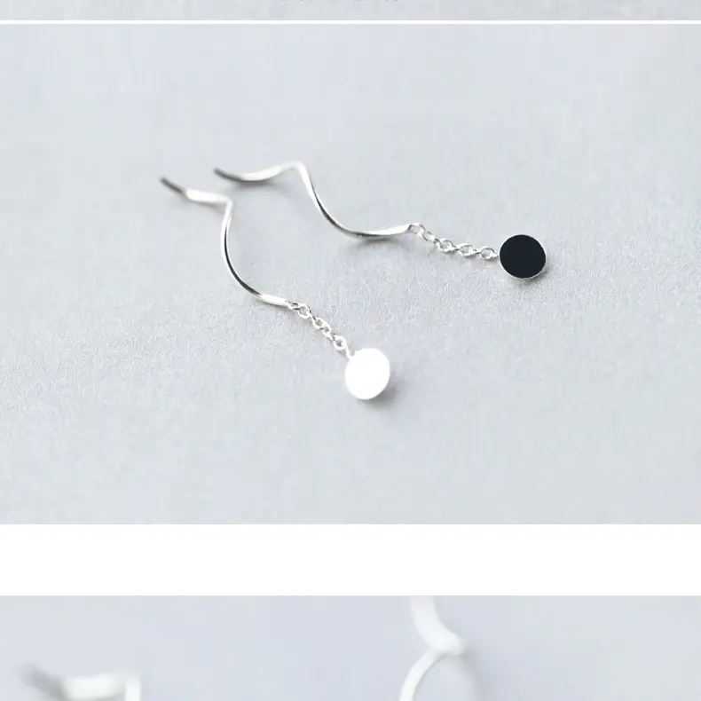 Korean Fashion Sweet Round Wave Earrings