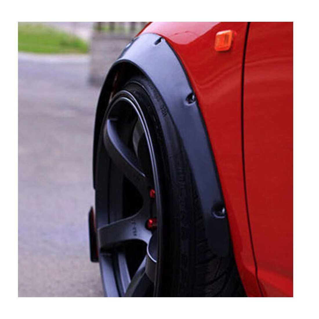 4Pcs Universal Flexible Cars Body Fender Flares Extension Wide Wheel Arches 89CM — image 4