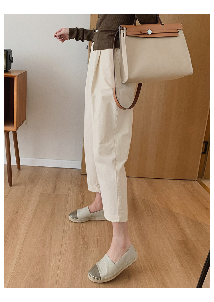 Loose Casual Women's Harem Pants With Elastic Waist