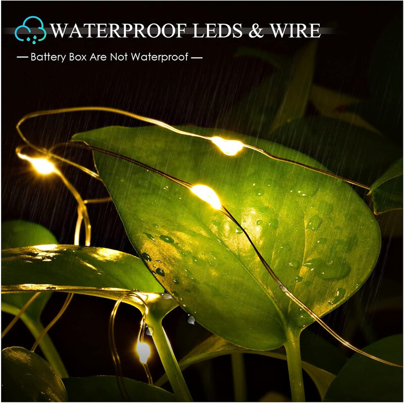 1-30x Fairy Lights Waterproof String DIY Wedding Xmas Party Jars Crafts--Cold — image 10