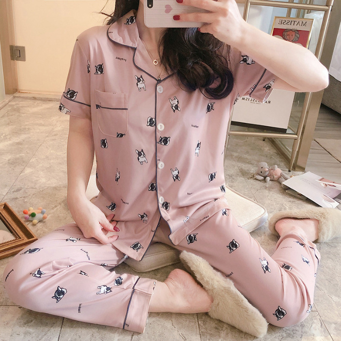 Title 1, LAPEL SUIT pajamas home wear