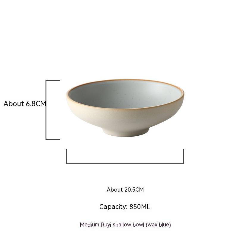 Medium Light Soup Bowl Blue