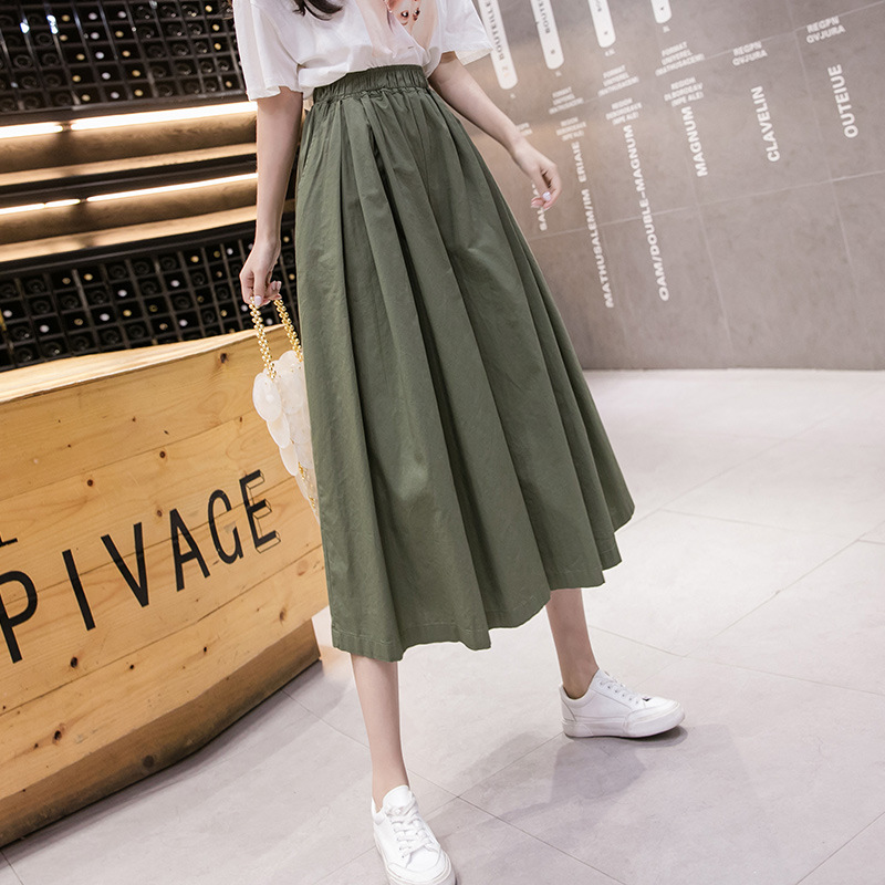 Title 4, Literary Fan Retro High Waist Culottes Women El...