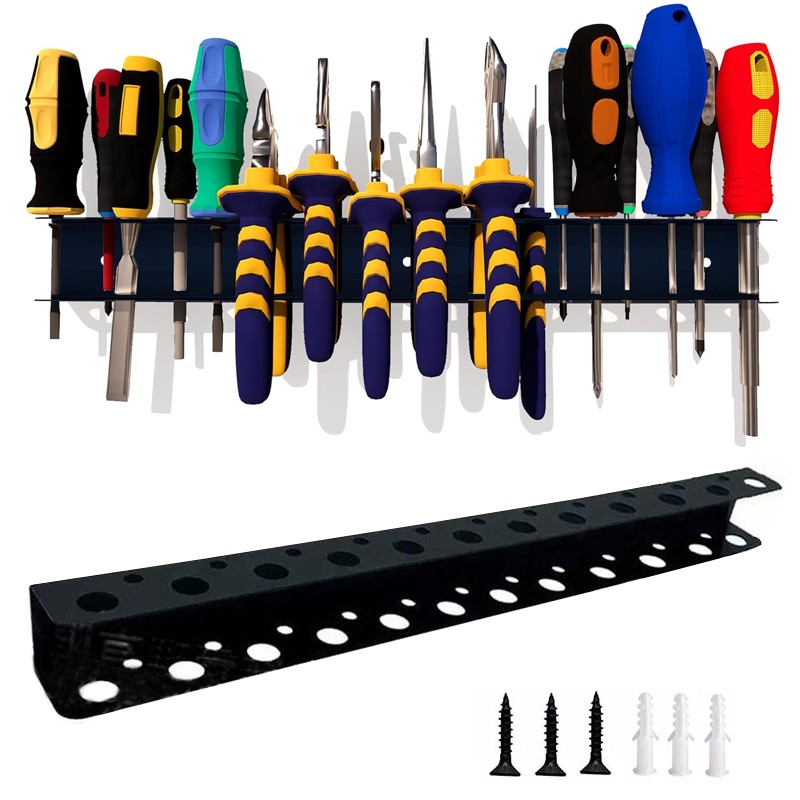 Screwdriver Holder Wall Mounted Pliers Organizer Garage Storage-Rack — image 6