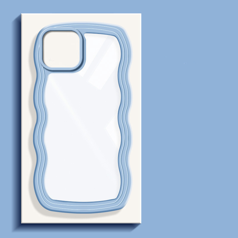 Two-in-one Wave Pattern Transparent Phone Case - Image 4