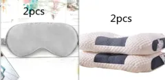 3D Knitted Cotton Pillow Sleep Aid - Set2 - View 1