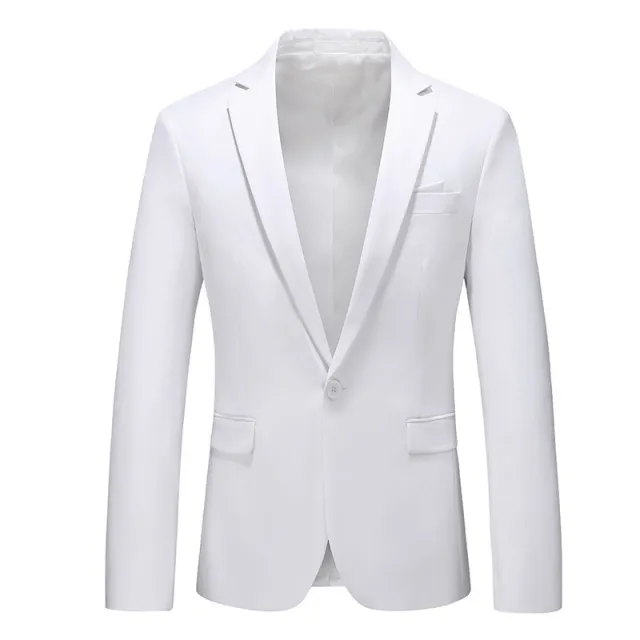 Men's Business Casual Single Western Shirt White - Shop at LoveMi