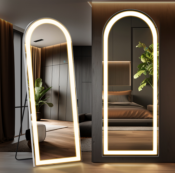 3 Color Lighting Mirror With LED Lights image 27