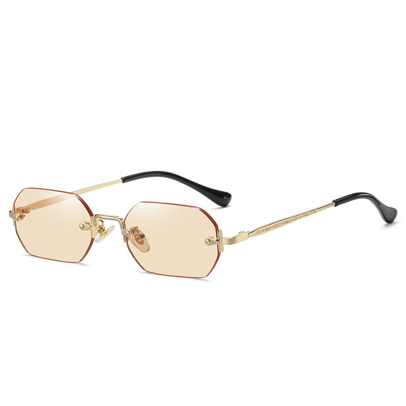 Title 3, Personalized Fashion Polygon Rimless Sunglasses