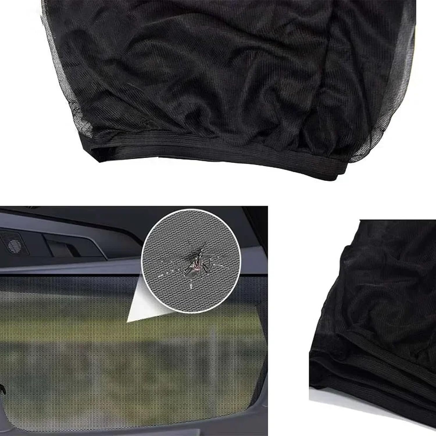 Mosquito Curtains For Cars Car Sun Shade Styling Accessories Auto UV Protect Curtain Side Window Sunshade Mesh 7