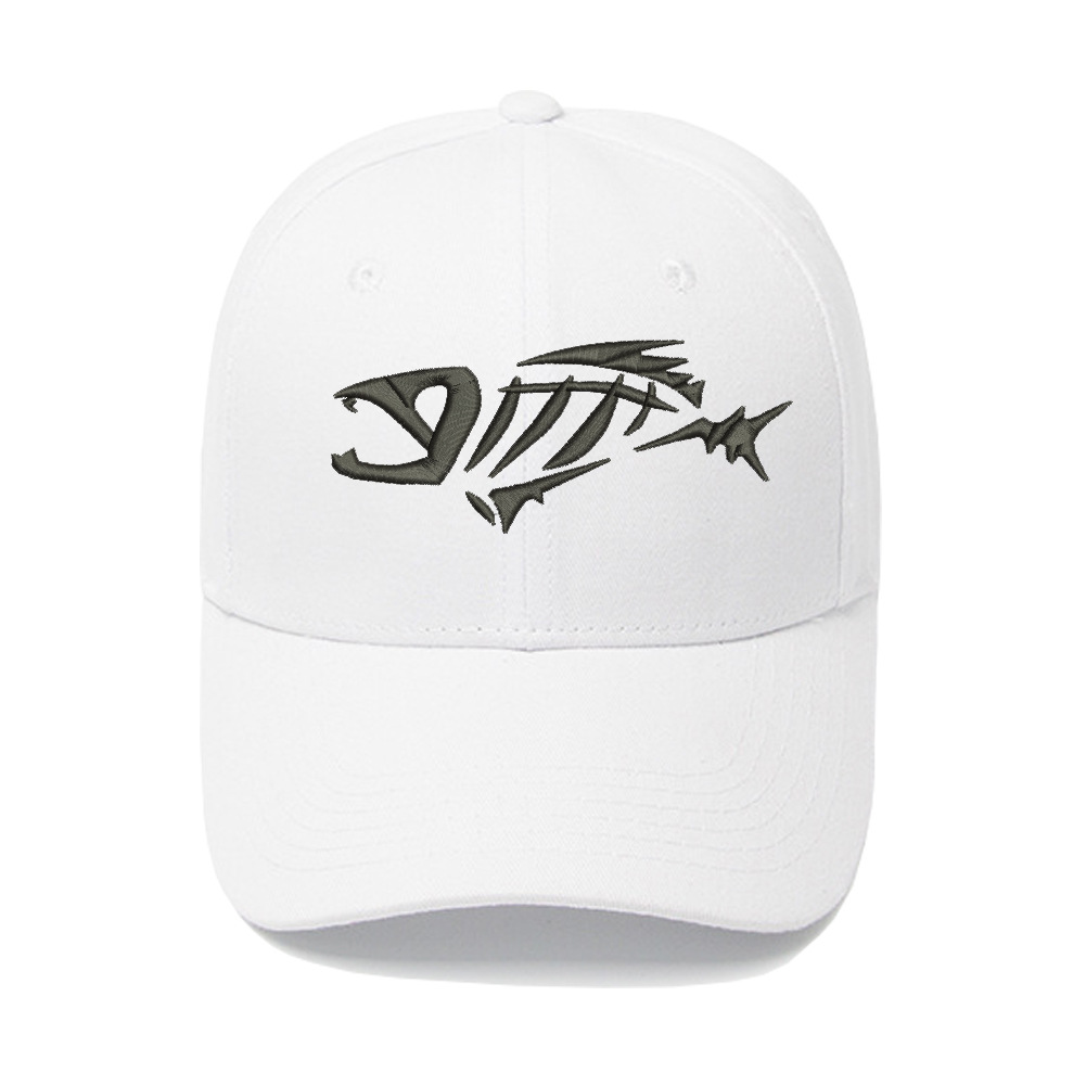 Title 2, Fishbone Embroidered Baseball Hat