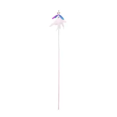 Fairy Feather Retractable Large Fluffy Feather Funny Cat Toy - Funny Cat Stick - View 1