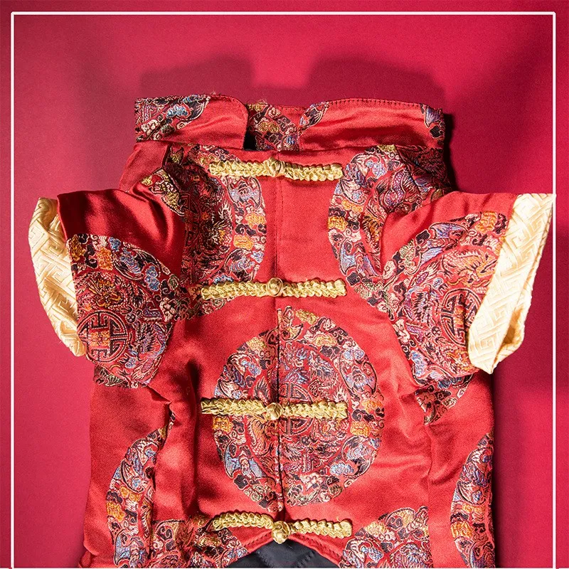 Dog Tang Dress Wedding Dress Celebrating The New Year - Coat