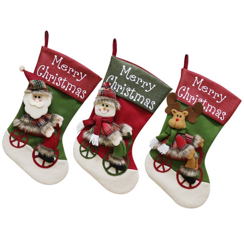 Christmas Stocking Ornaments Pendant Stocking Bag Candy