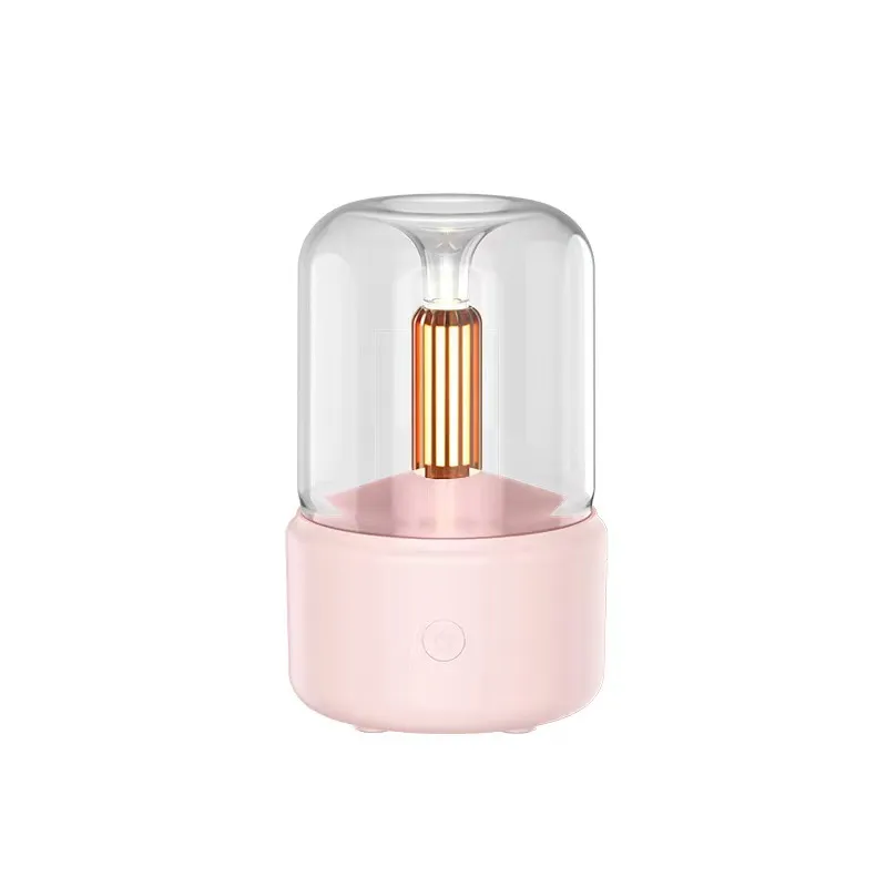 Atmosphere Light Humidifier Candlelight Aroma Diffuser Portable 120ml Electric USB Air Humidifier Cool Mist Maker Fogger 8-12 Hours With LED Night Light – image 8