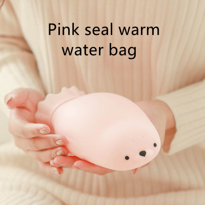 Pink seal warm water bag