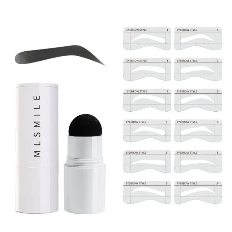 Retouching Forehead Shadow Pen With Eyebrow Card Seal Eyebrow Powder