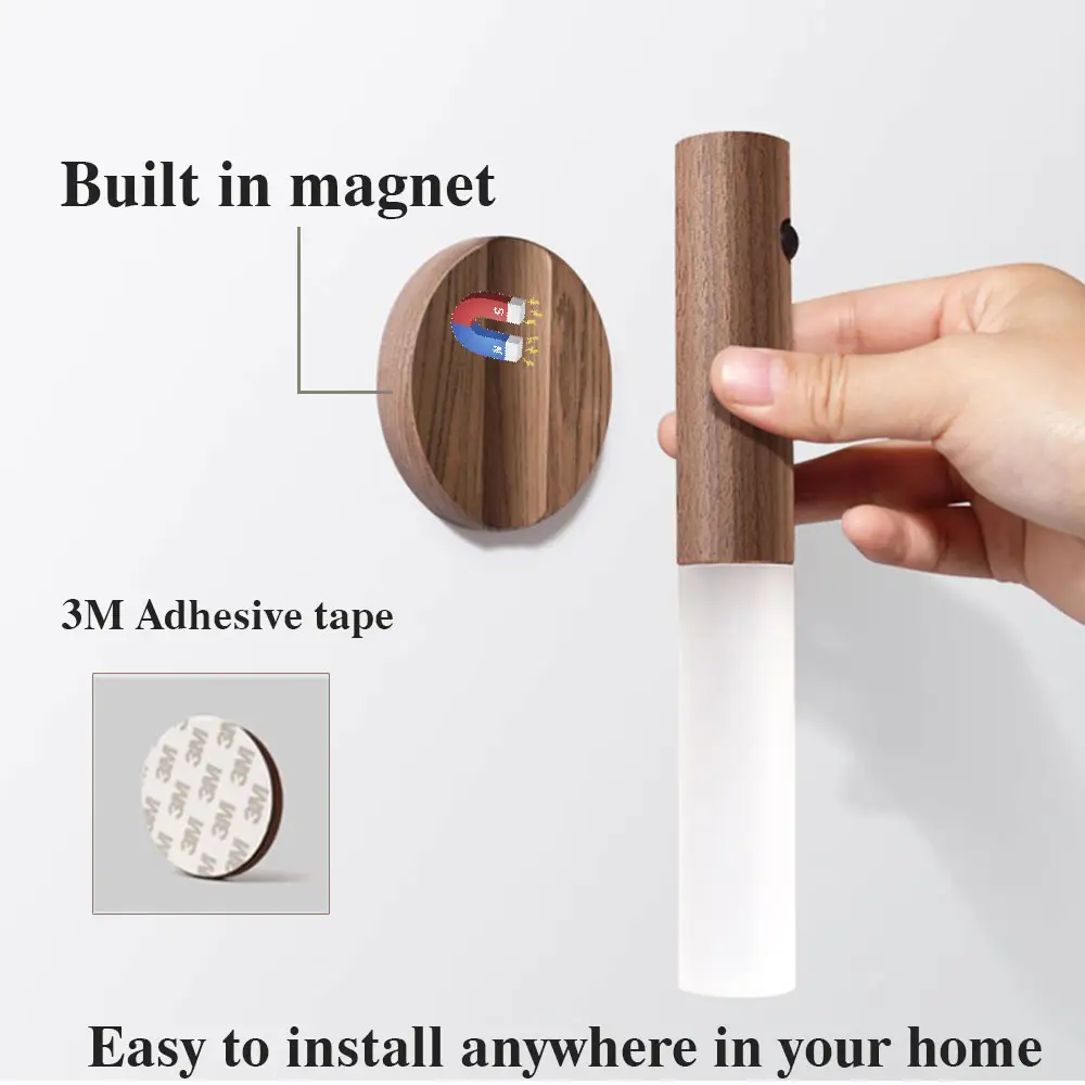 Auto LED USB Magnetic Wireless Night Light