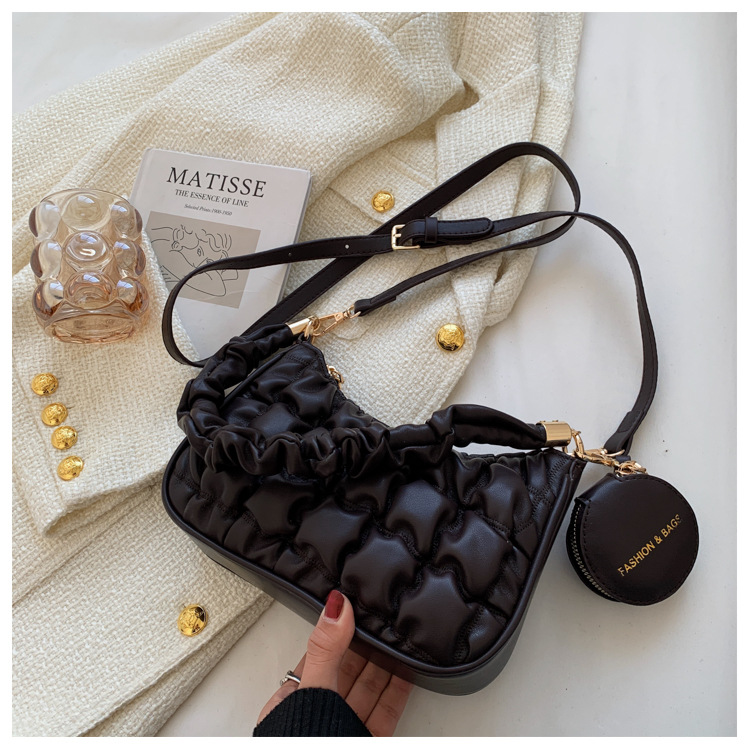Niche Design Handbag Fashion Shoulder Coffee - Shop at LoveMi