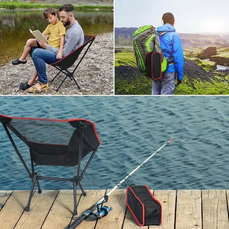 Lightweight Folding Camping Chair Compact Portable Ultralight Fishing Chairs NEW