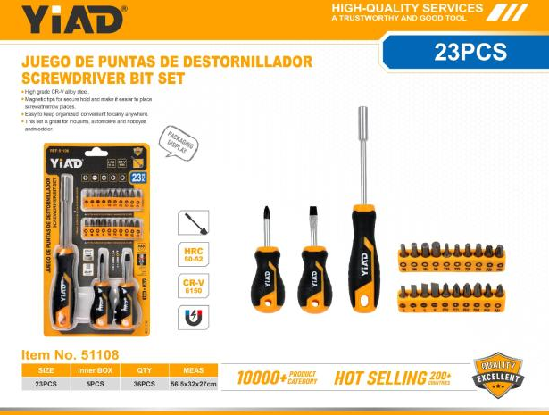 23-piece Screwdriver Bit Set -Only Support Self-pickup, Free Shipping Price Is Anti-auction Pric