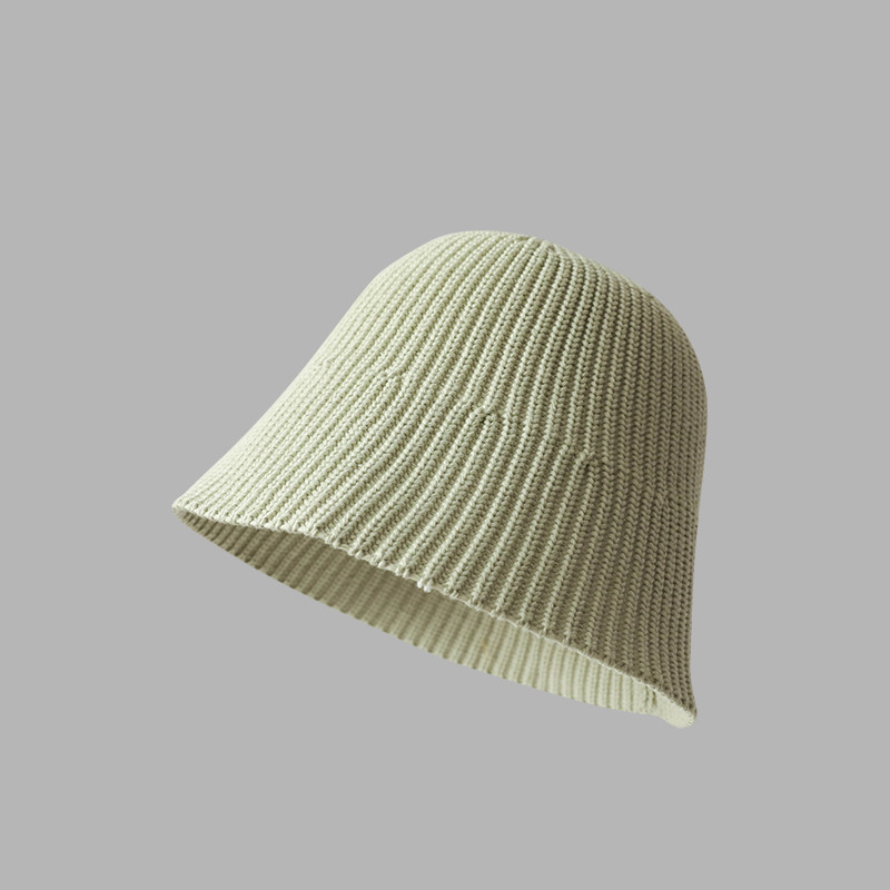 Girls' Solid Color Woven Bucket Hat