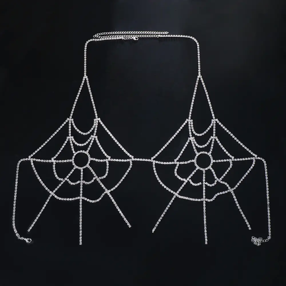 New Rhinestone Tassel Body Chain