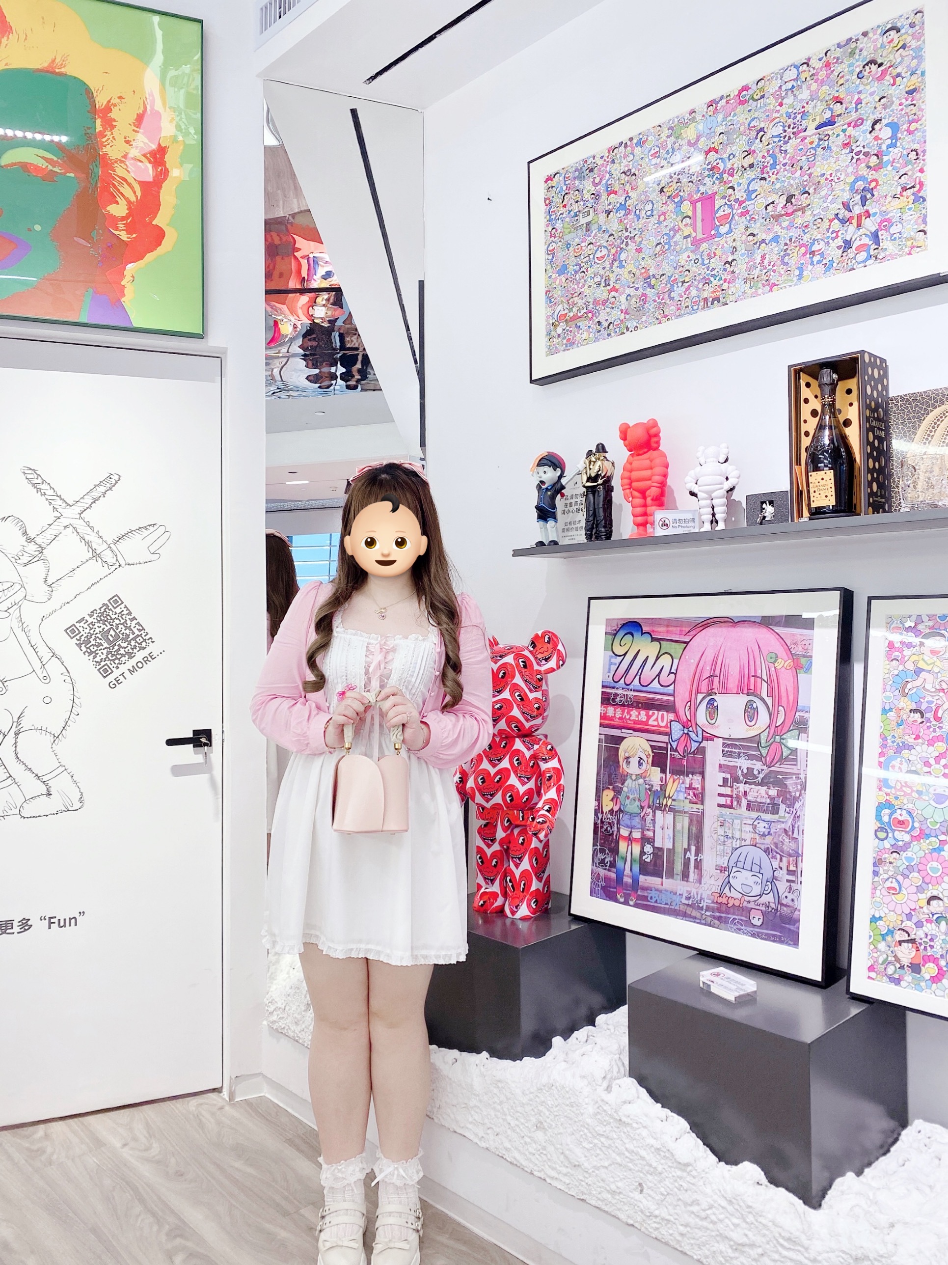 Plus Size Women's French Sweet Style Suspender Skirt