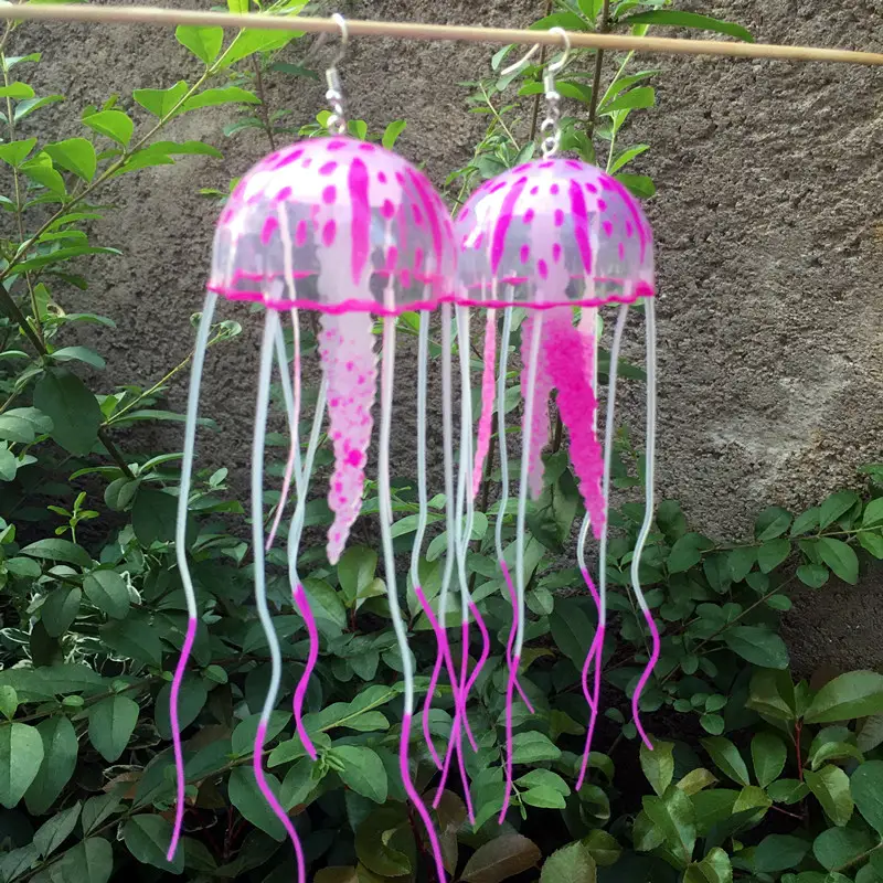 Vacation Creative Design Fashion Air Jellyfish Earrings