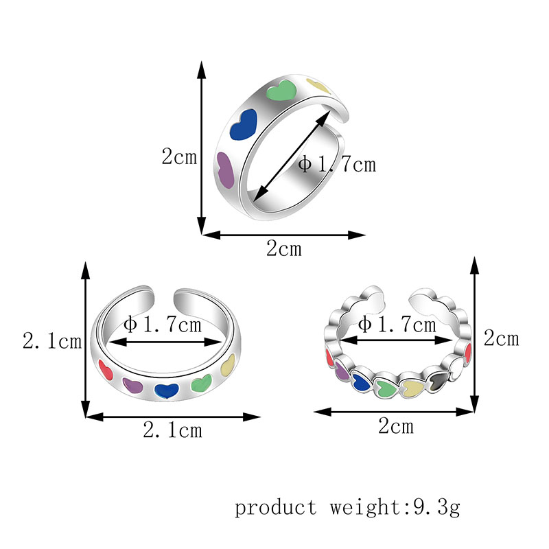 Fashion New Ladies Alloy Ring Alloy Ring Set