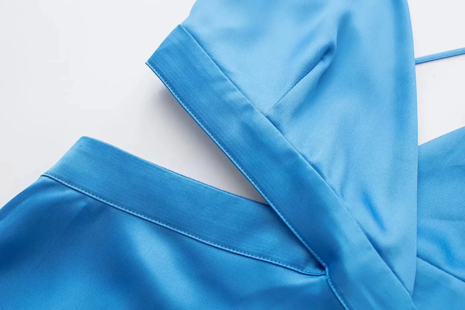 Silk Satin Texture Dress Fashionable Temperament Slim Casual Skirt