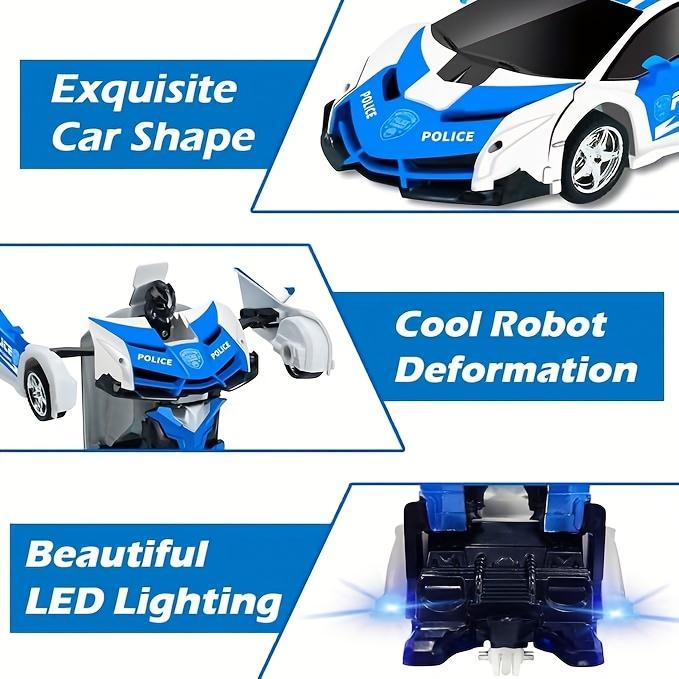 Multifunctional Transforming Vehicle Toy  Racing And Robot Modes  Perfect Gift For Kids image 12