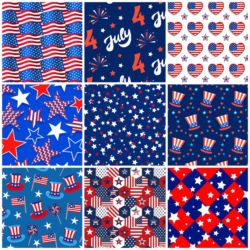 Hand-decorated Digital Printed Fabric