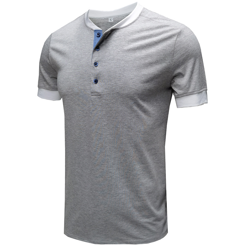 Title 4, Mens solid color short-sleeved T-shirt, a comf...