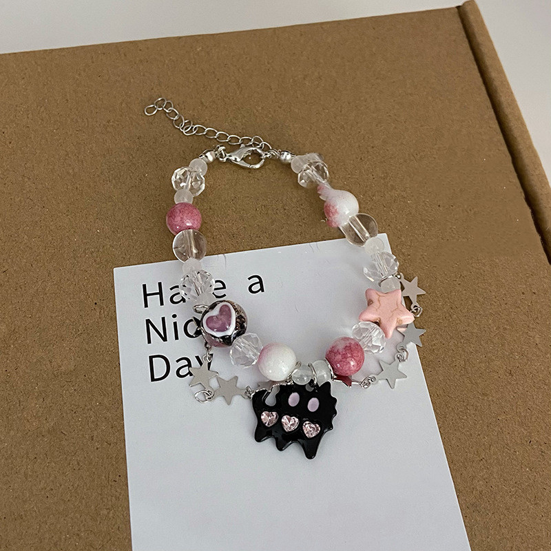 Colorful Icy Funny Cat Bracelet
