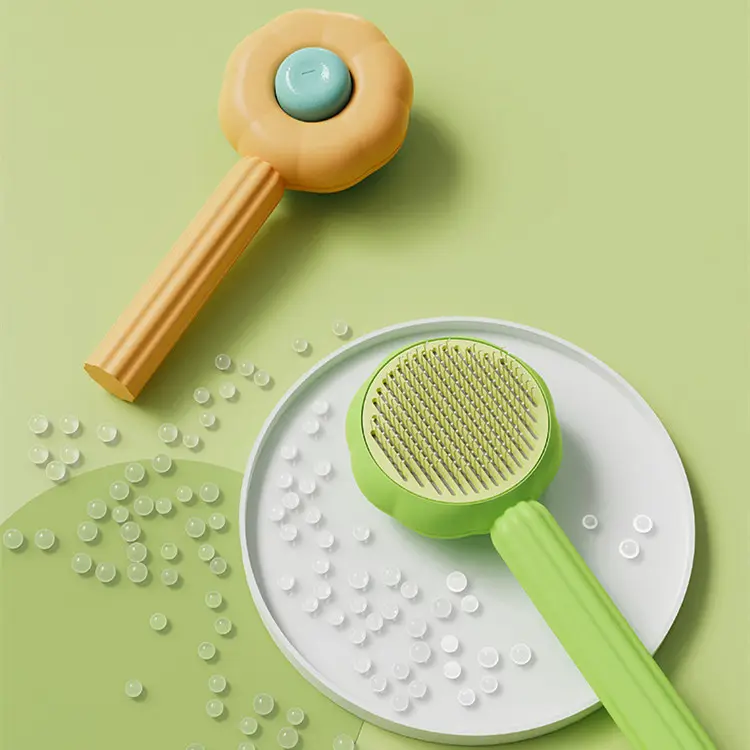 Sunflower Shape Pet Comb Cat
