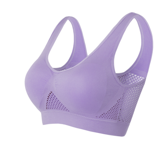 Title 3, Breathable Bra Large Size No Steel Ring Hollowe...