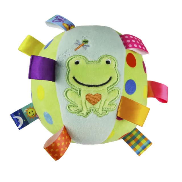 Pet Dog Vocal Plush Toy Ringing Bell Ball Frog - Shop at LoveMi