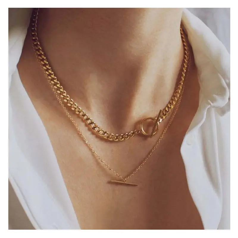Necklace Double OT Chain Pendant