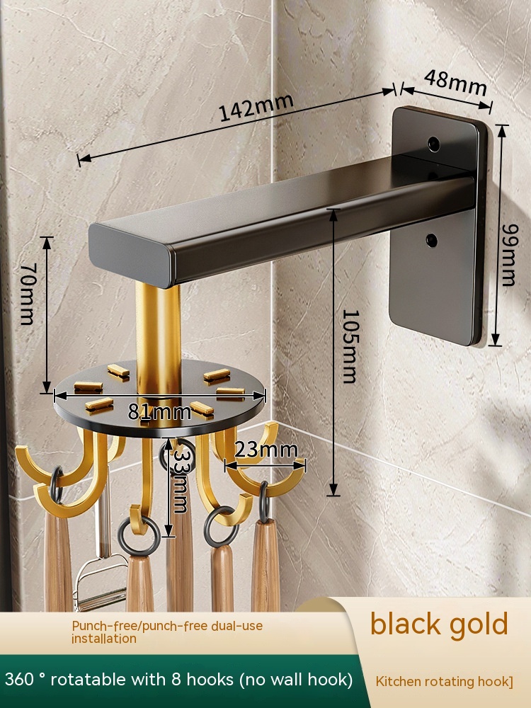 Title 9, Swivel Hook Wall-mounted Angle Frame