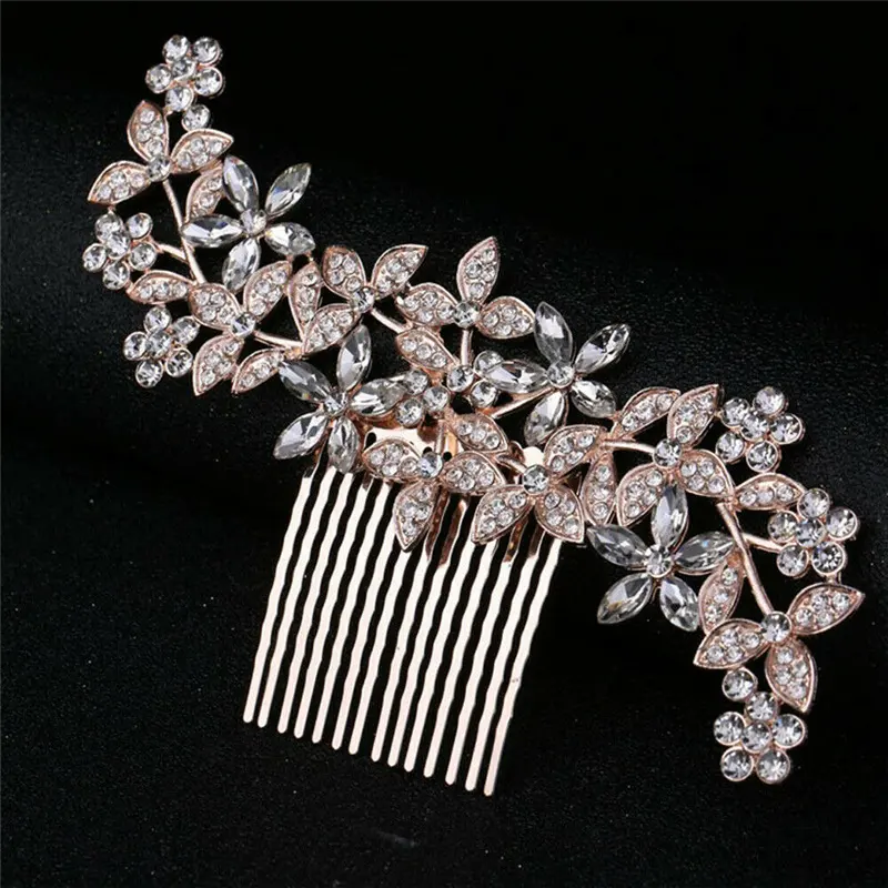 Bridal Jewelry Wedding Hair Clip with Drill