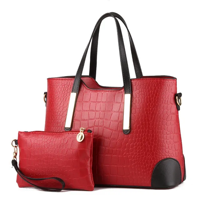 Female Bag Fashion Color Matching Picture Mother Bag Messenger Shoulder Handbag One Drop Delivery Red - Shop at LoveMi